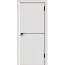 Дверь межкомнатная Дубрава Сибирь Галактика КОМЕТА ПЭТ серый, глухое полотно, кромка, молдинг